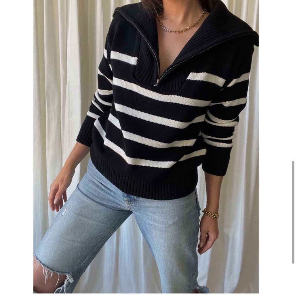 Jane Strip Pullover